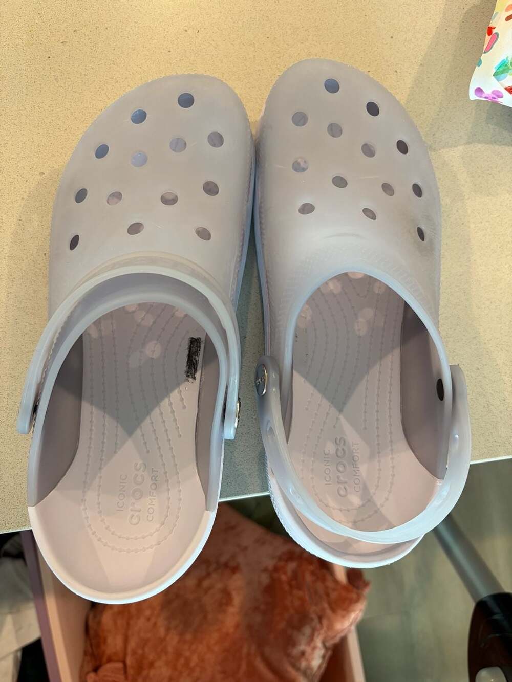 Crocs Classic Clog Size 9 Lilac Frosted